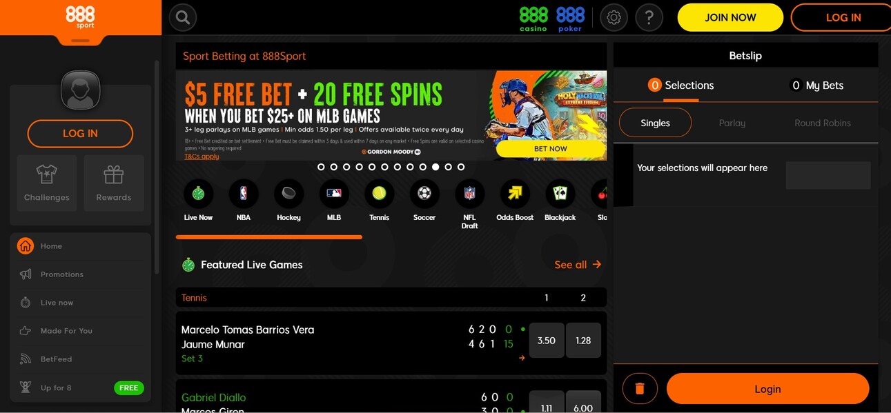 888sport Homepage