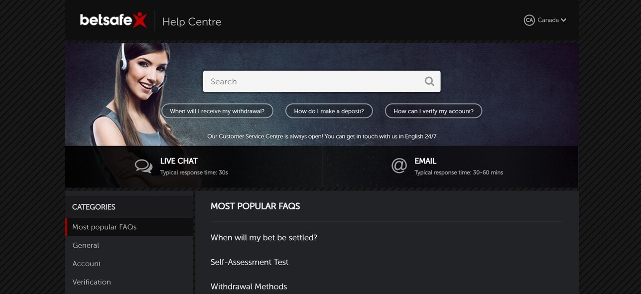 Help Center Betsafe