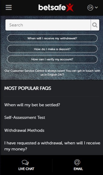 Help Center Betsafe
