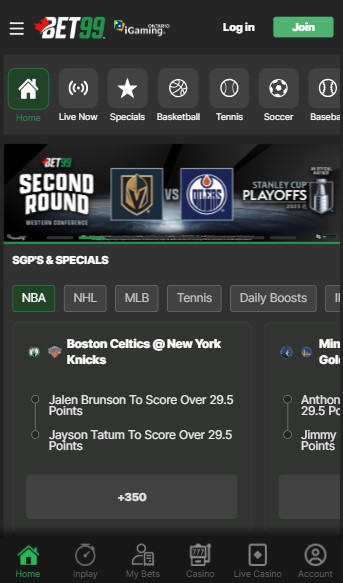 Homepage Bet99