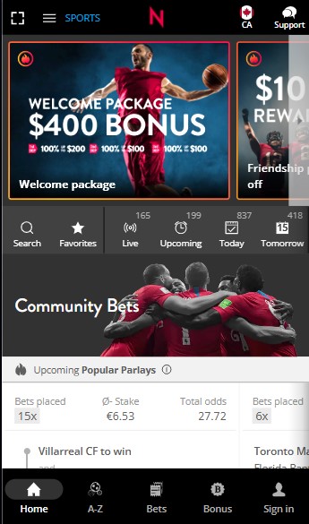 Neobet Homepage 