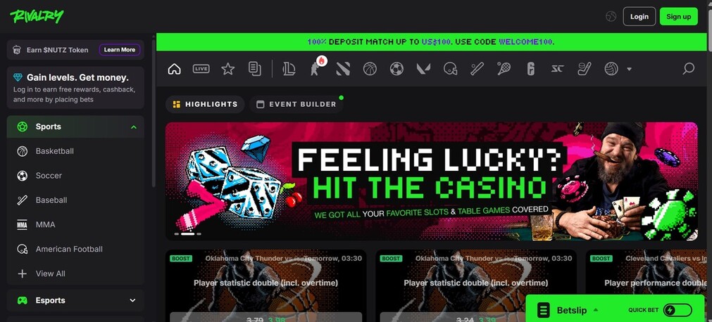 Homepage Rivalty