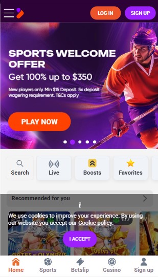 Tonybet Homepage 