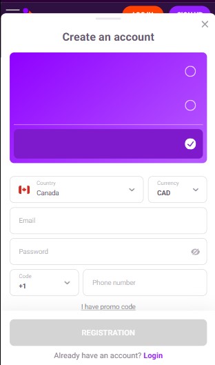Tonybet Registration