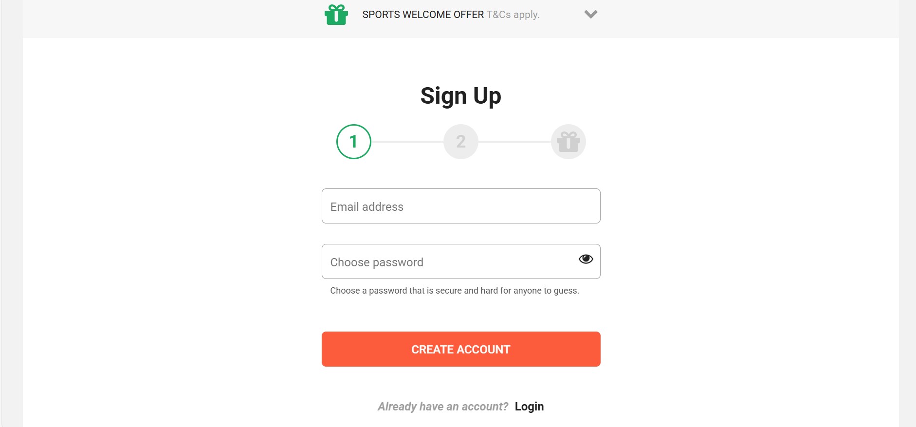 LeoVegas Registration