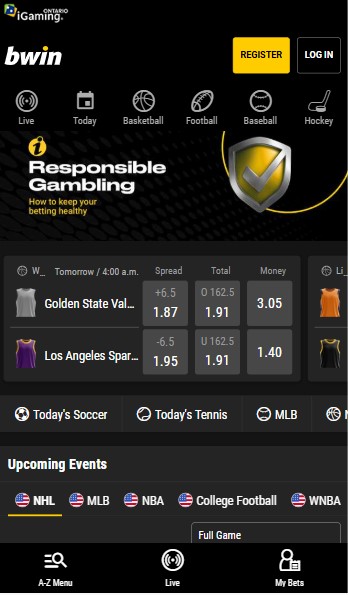 Bwin Homepage Mobile Canada