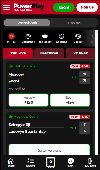 Powerplay Canada Homepage