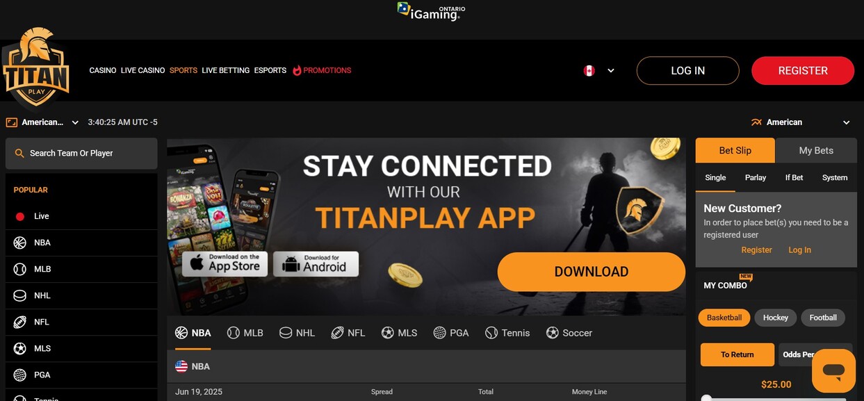 Titanplay Canada Homepage