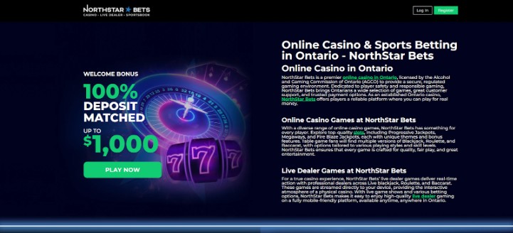 NorthStar Bets Canada Registration Step1