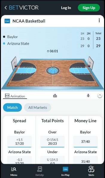 Betvictor Ontario Live Betting