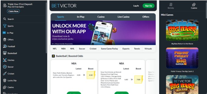 Betvictor Sports Ontario Registration Step1