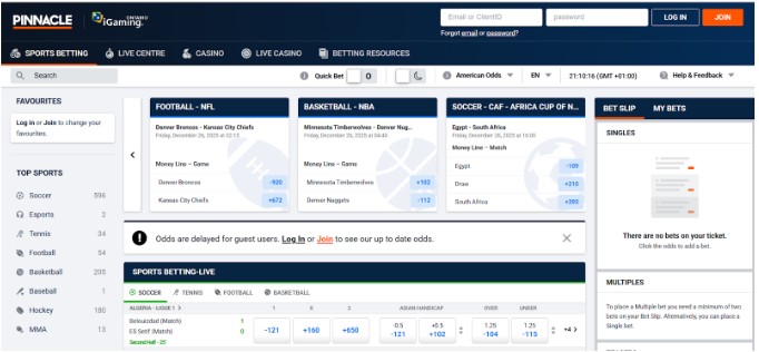 Pinnacle Canada Registration Step1