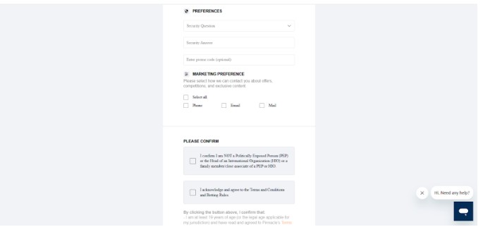 Pinnacle Canada Registration Step4