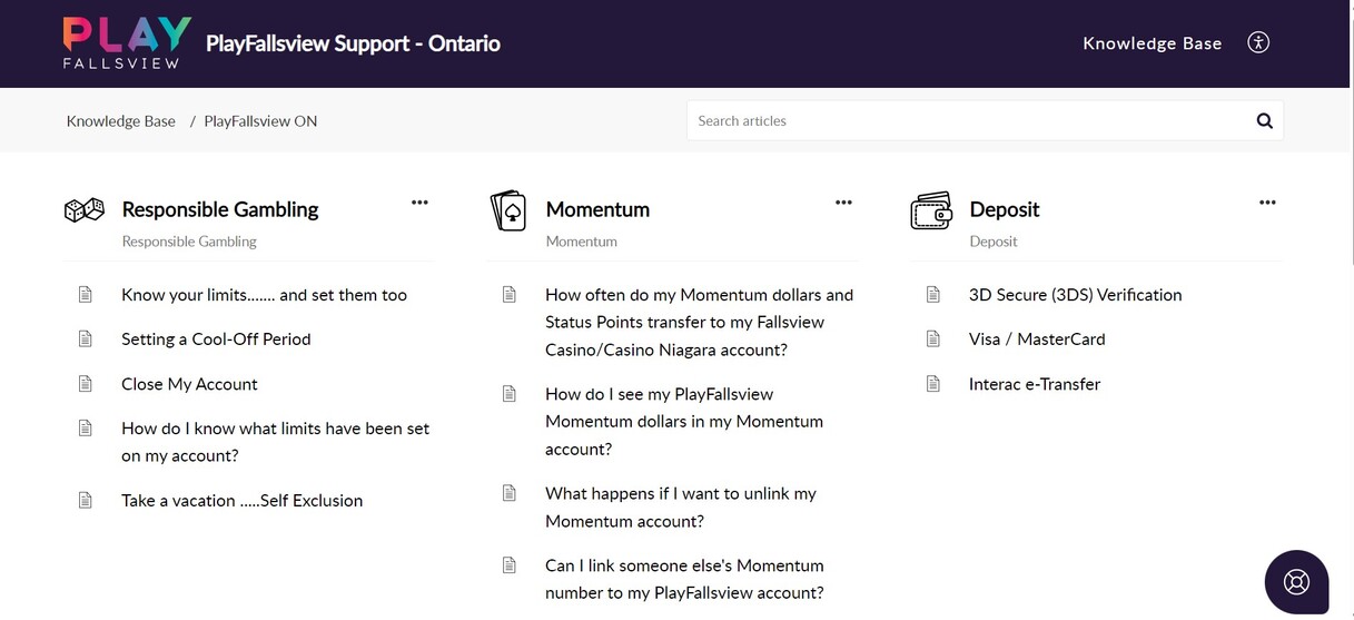 Play Fallsview Canada Sportsbook Customer Support