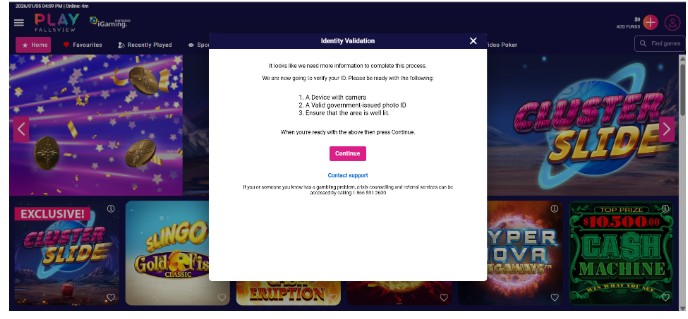 Play Fallsview Sportsbook Canada Registration Step5