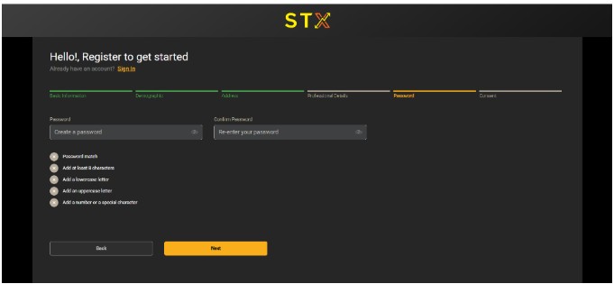 STX Sportsbook Canada Registration Step4