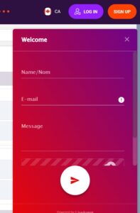 Buttom contact Tonybet