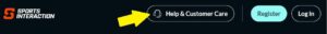 live chat button sports interaction canada