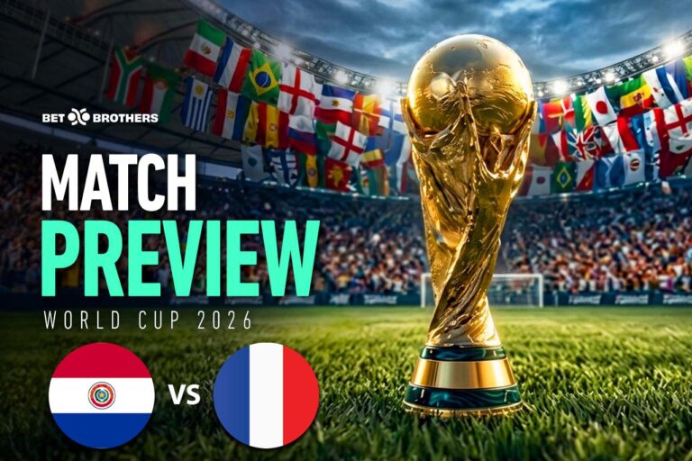 Round of 16 clash between Paraguay and France.